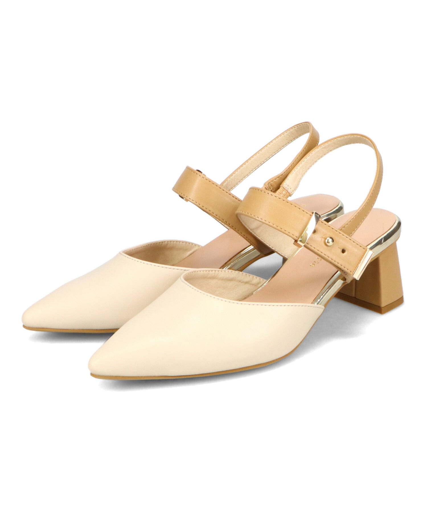 ORiental TRaffic「●2025春夏新作●ポインテッドトゥボタンベルトパンプス/51118 パンプス トレンド 人気 売れてる」|パンプス|