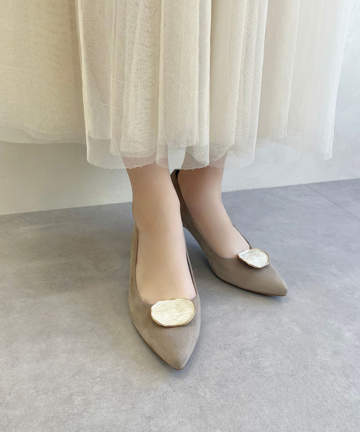 WA Oriental TRaffic「●2025春夏新作●2wayニュアンスモチーフパンプス/52112 人気　トレンド 柔らかい」|パンプス|