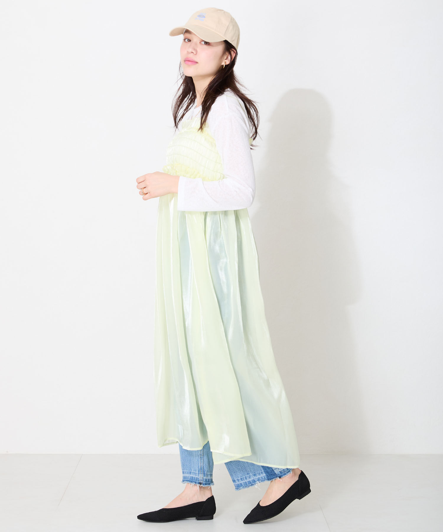 WA Oriental TRaffic「●人気アイテム● 軽量 シアー ニットパンプス /52108 柔らかい クッション」|パンプス|