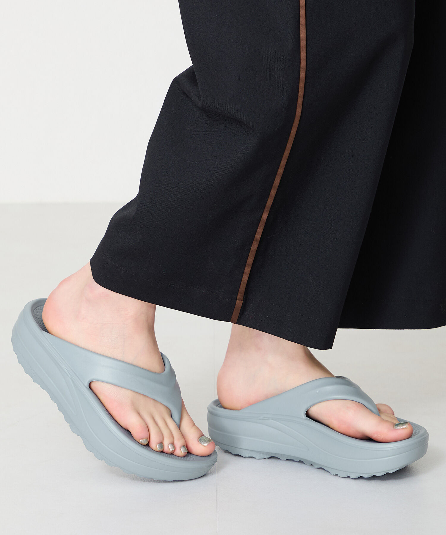 ORiental TRaffic「【リカバリーサンダル】●大人気アイテム●厚底EVAトングサンダル/OT3226 厚底 トング サンダル 」|サンダル|