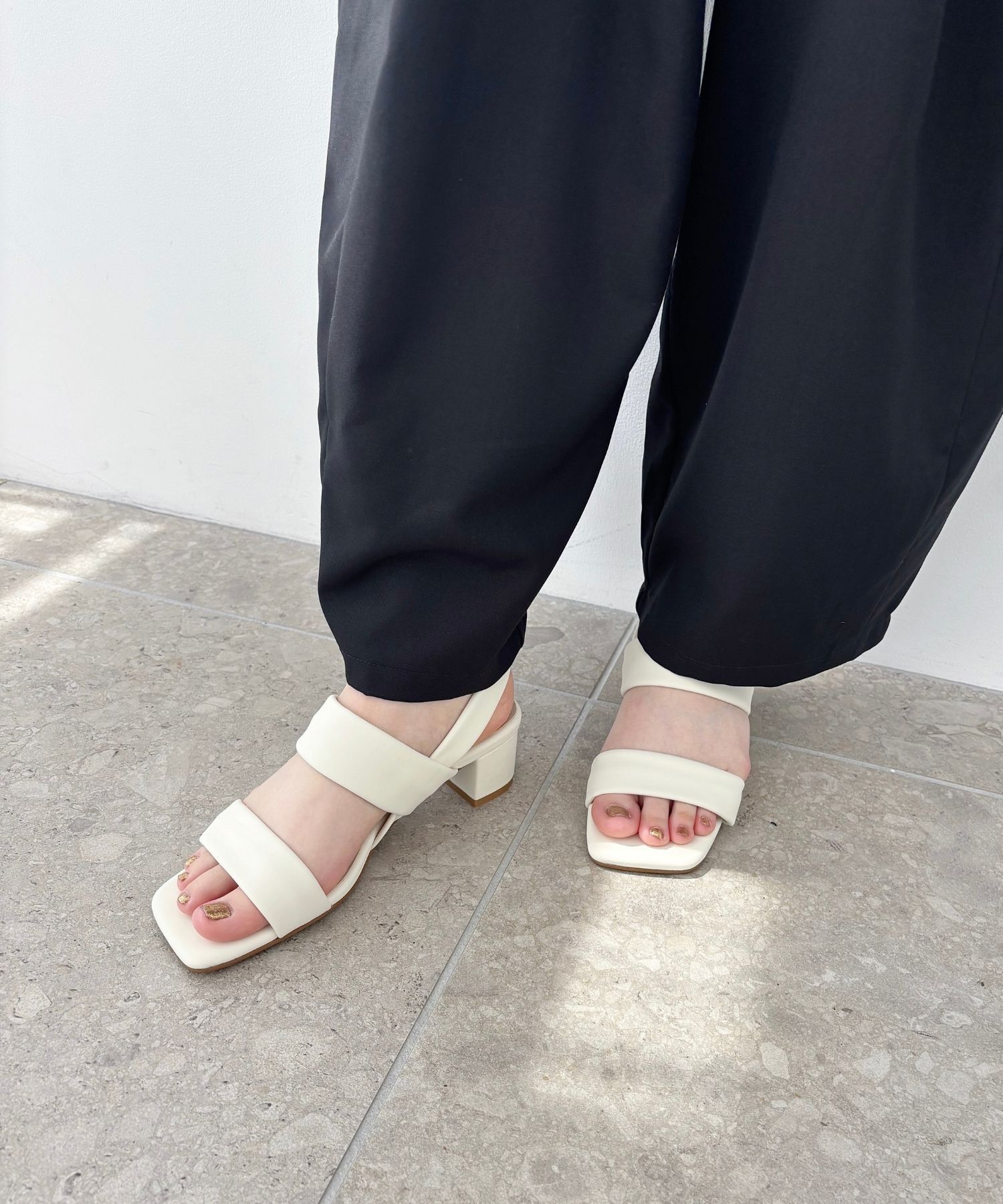 WA Oriental TRaffic「●2025春夏新作●ソフトレザーダブルベルトサンダル/52208 柔らかい 人気 フィット トレンド」|サンダル|