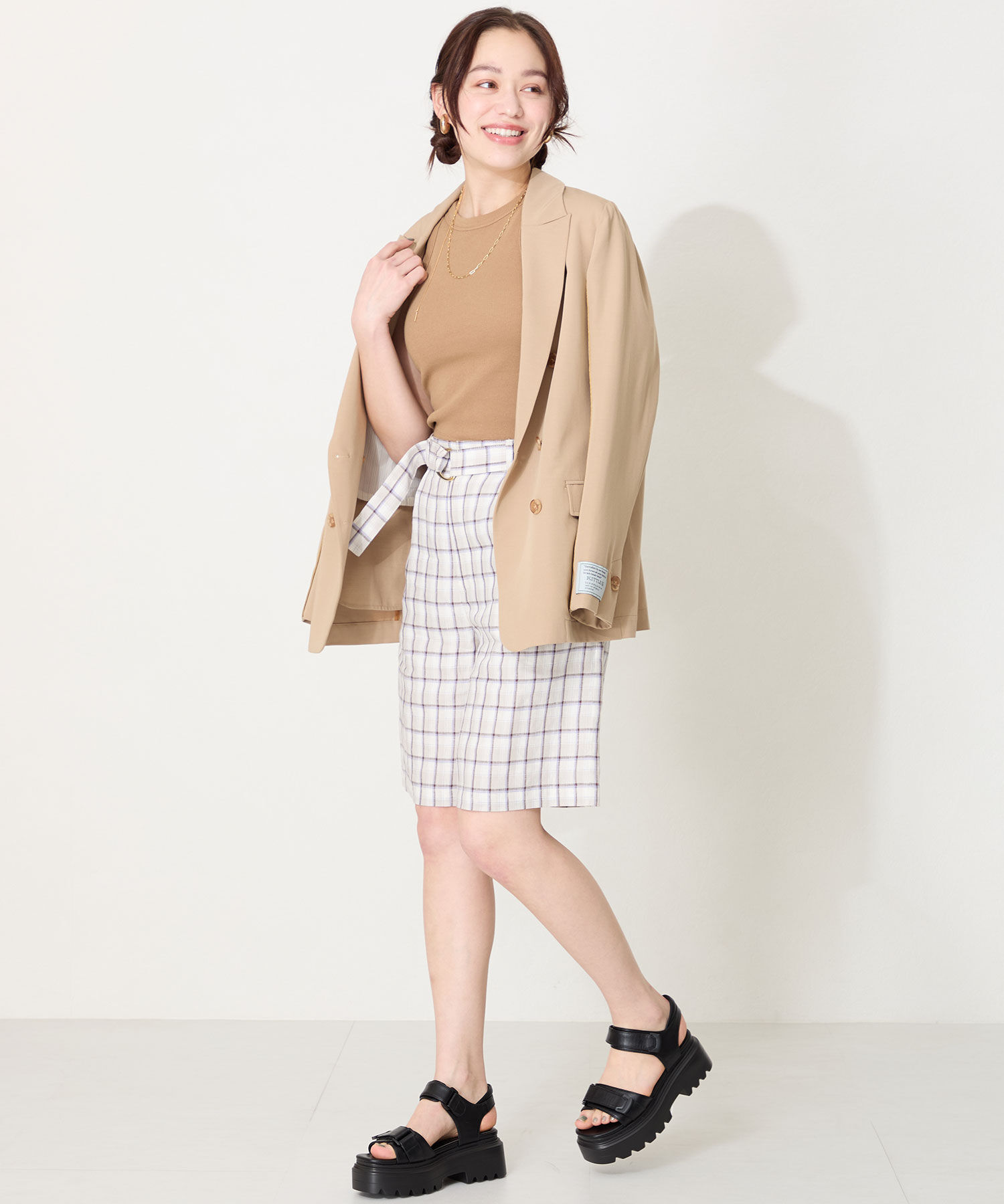 ORiental TRaffic「【新作】タンクソールベルトサンダル/41295 サンダル 厚底」|サンダル|