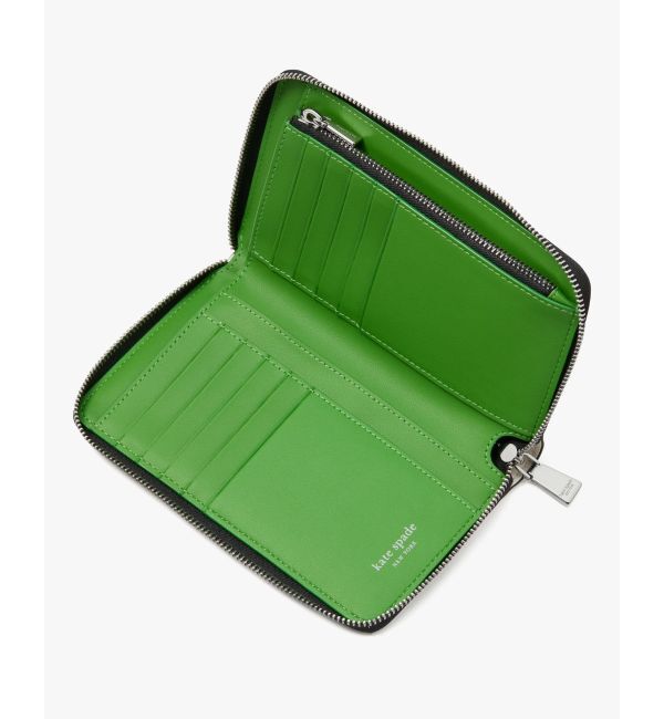kate spade new york「ラベル ミディアム ジップ アラウンド ウォレット」|財布|