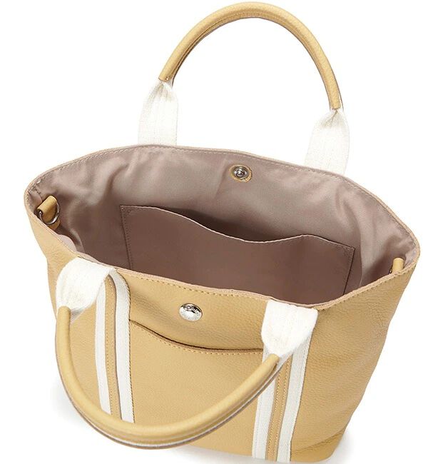 TOPKAPI TREASURE「ソフトシュリンク テープコンビ ミニ トート バッグ ショルダーベルト付」|トートバッグ|