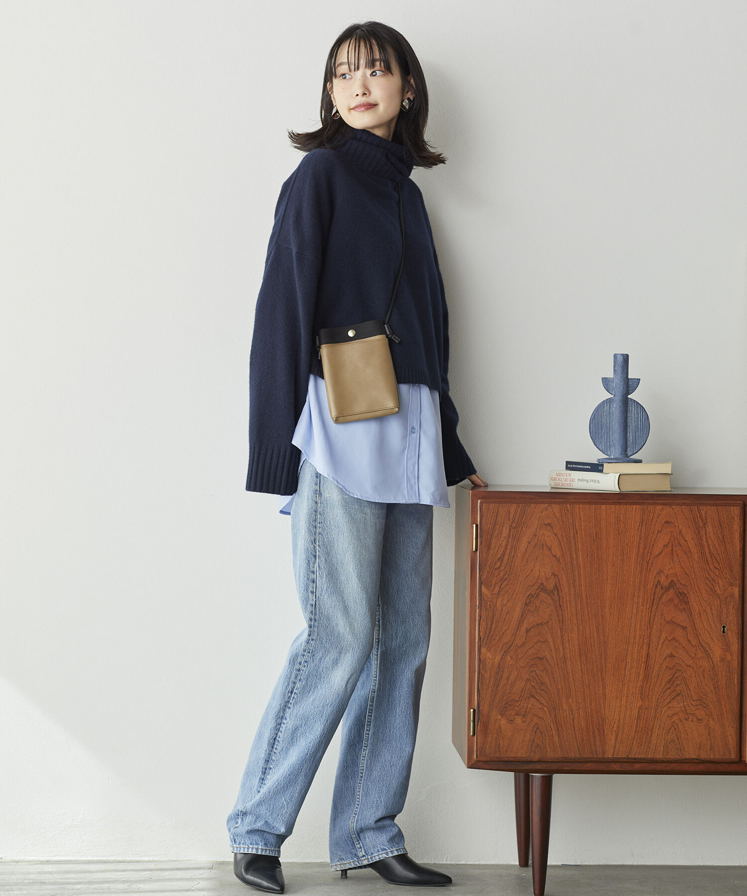 TOPKAPI BREATH「【VERY11月号掲載】【Breath TOPKAPI】 RIPPLE リプル スリム サコッシュ スマホショルダー 」|ショルダー・メッセンジャー|