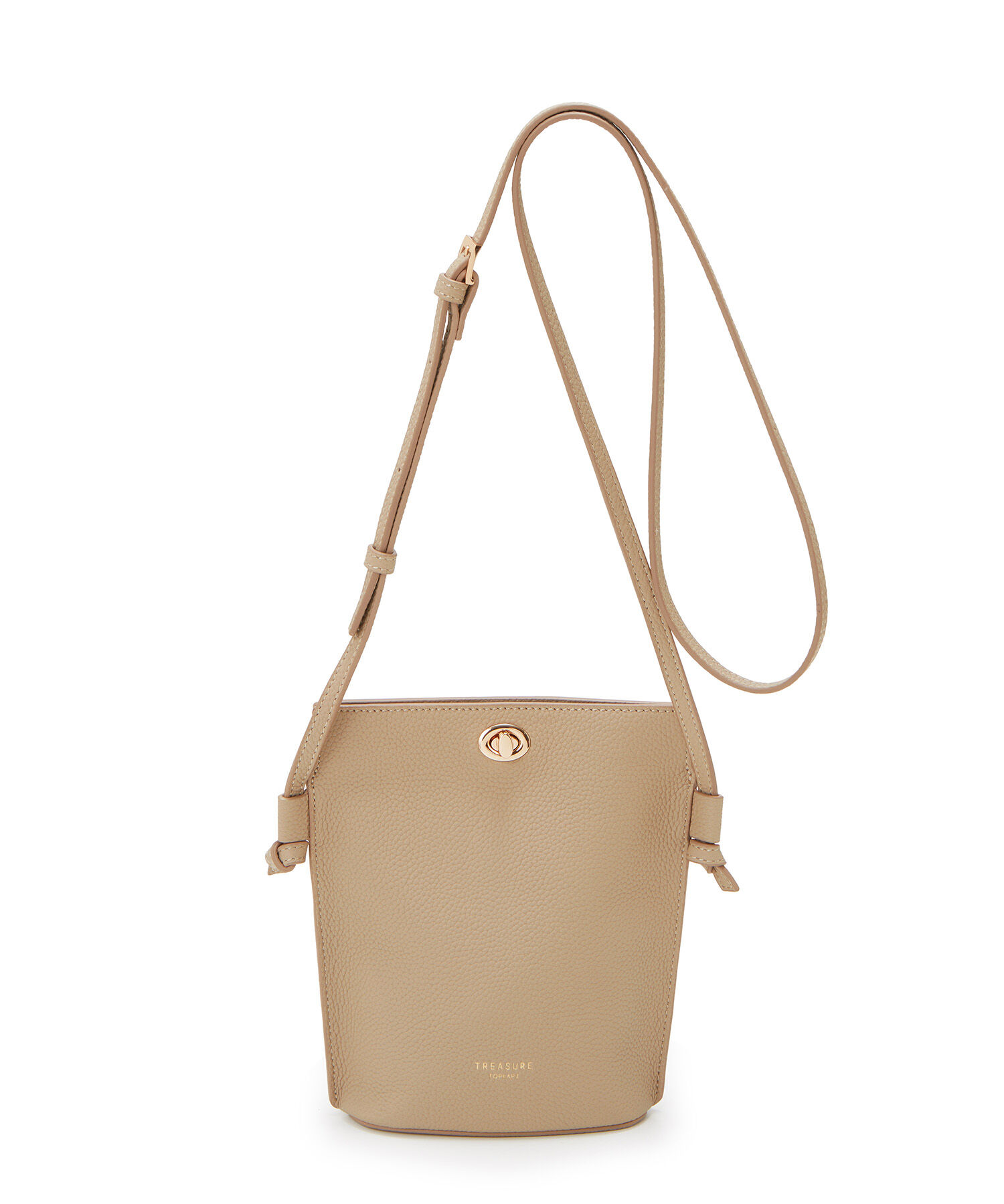 TOPKAPI TREASURE「【TREASURE TOPKAPI】シュリンクレザー ミニ バケツ型 ショルダーバッグ」|ショルダー・メッセンジャー|