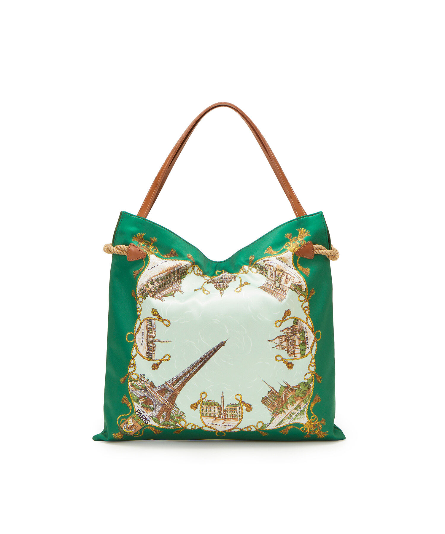 TOPKAPI TREASURE「【TREASURE TOPKAPI】マイルドサテン スカーフ柄 トートバッグ 2023」|トートバッグ|