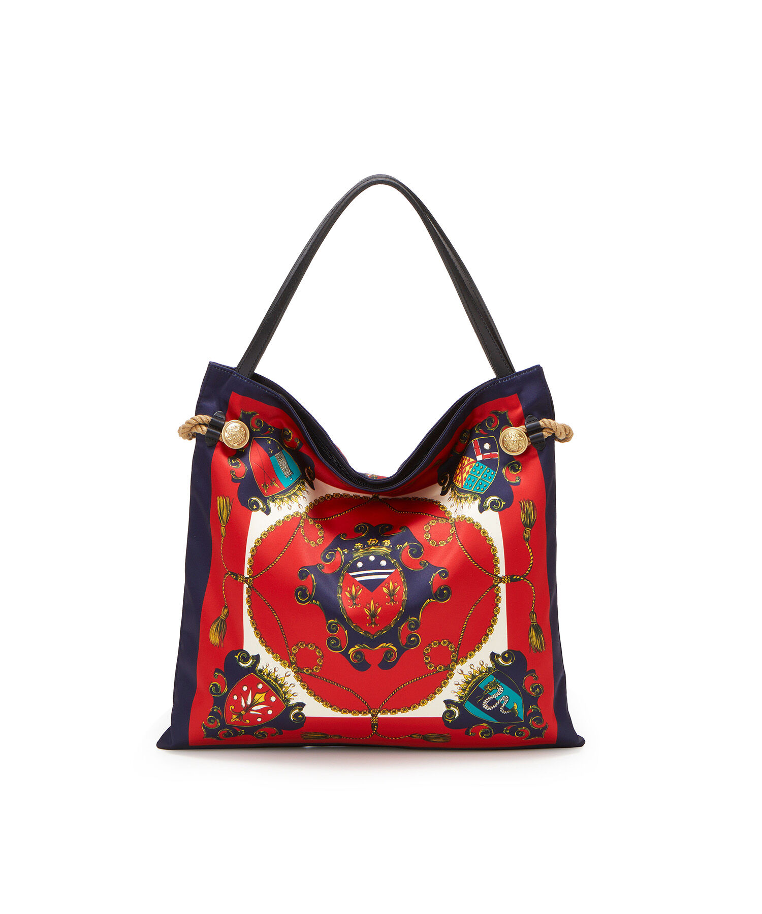 TOPKAPI TREASURE「【TREASURE TOPKAPI】マイルドサテン スカーフ柄 トートバッグ 2023」|トートバッグ|