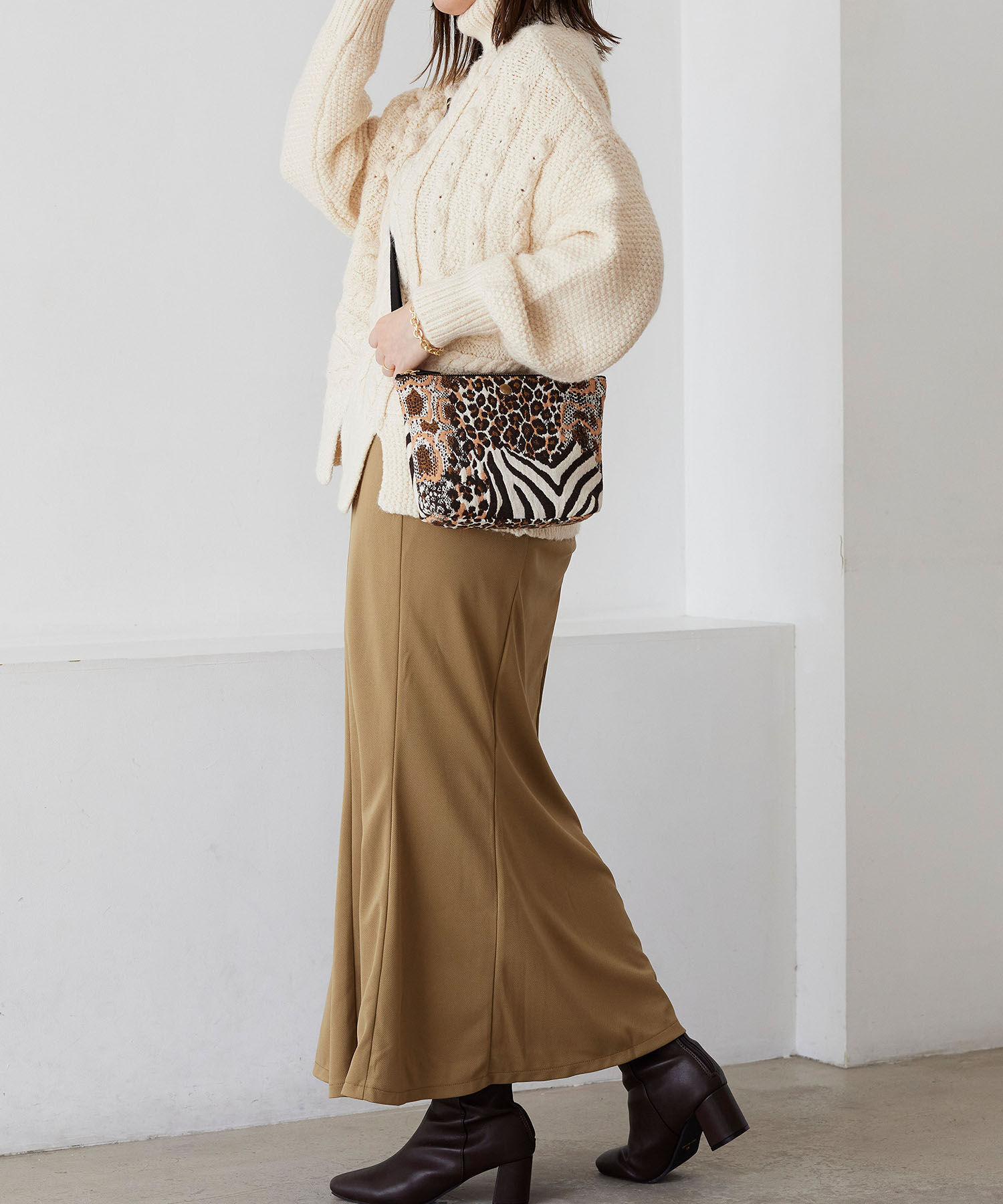 TOPKAPI TREASURE「【TREASURE TOPKAPI】アニマルジャガード 2WAY ショルダーバッグ 」|トートバッグ|