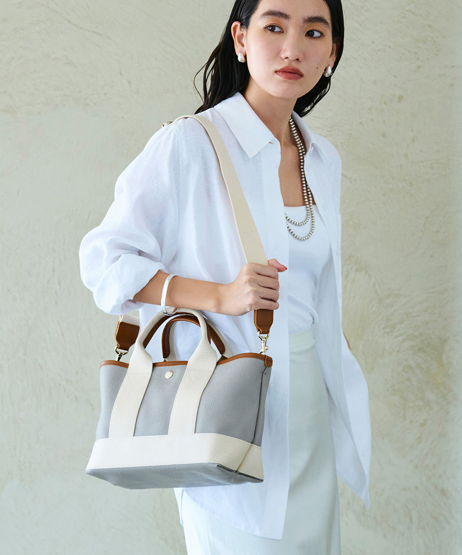 TOPKAPI BREATH「【Breath TOPKAPI】SCOTCH GRAIN スコッチグレイン ショルダー付き ミニ トート バッグ 」|トートバッグ|