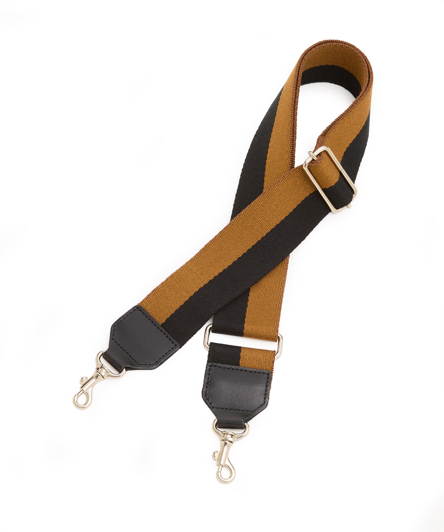 TOPKAPI BREATH「【Breath TOPKAPI】50mm バイカラーテープ ショルダー ベルト」|ショルダー・メッセンジャー|キャメル