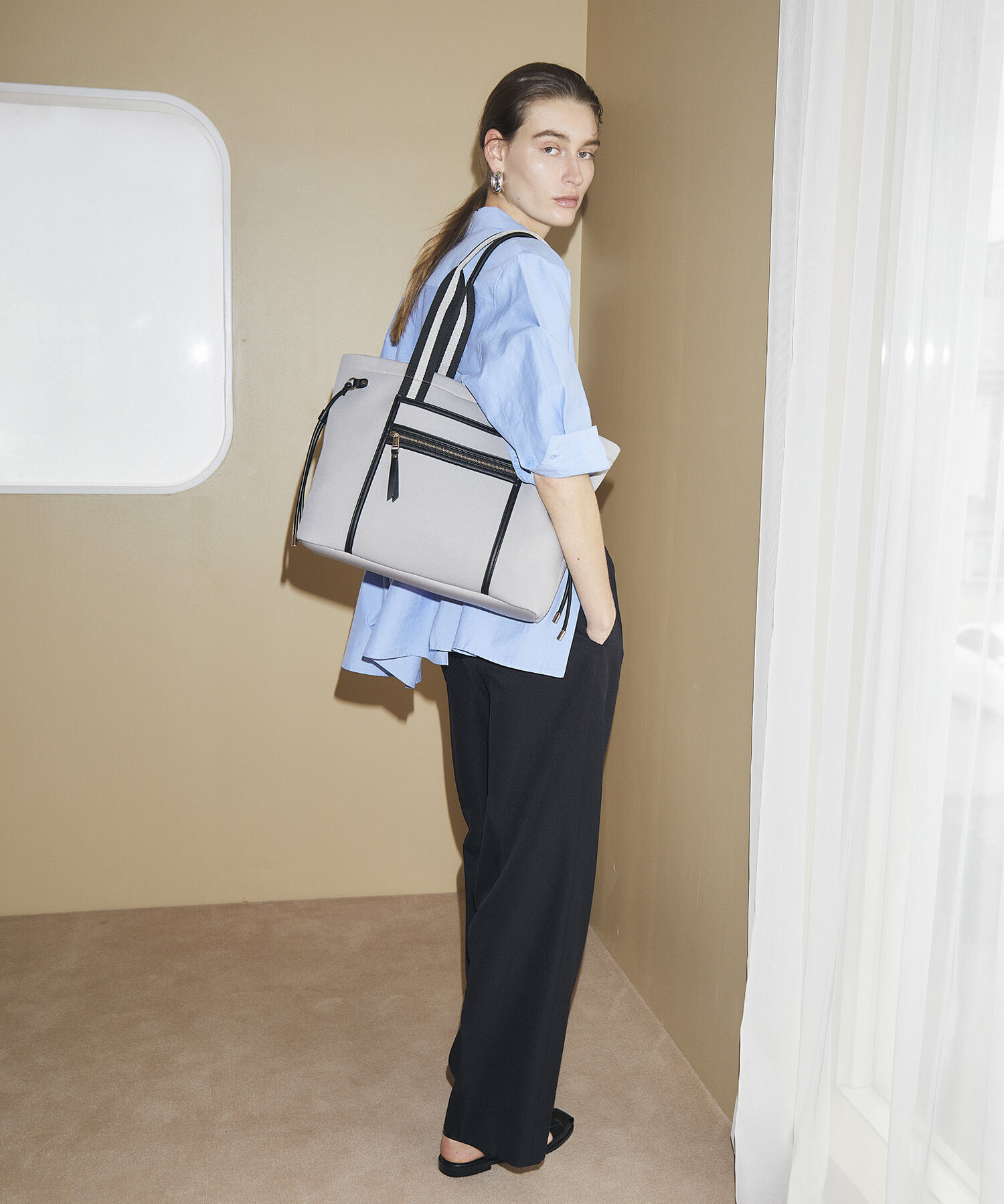 TOPKAPI TREASURE「【新色追加】【TREASURE TOPKAPI】ネオプレン フロントポケット 2way トートバッグ」|トートバッグ|