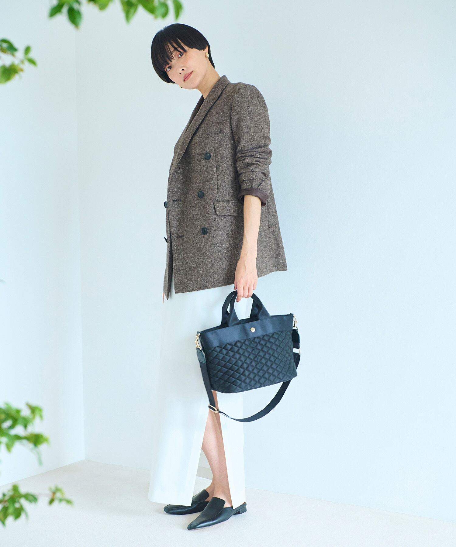 TOPKAPI BREATH「【Breath TOPKAPI】RIPPLE リプル キルティング ショルダー付き B5 トートバッグ 撥水 / 軽量」|トートバッグ|