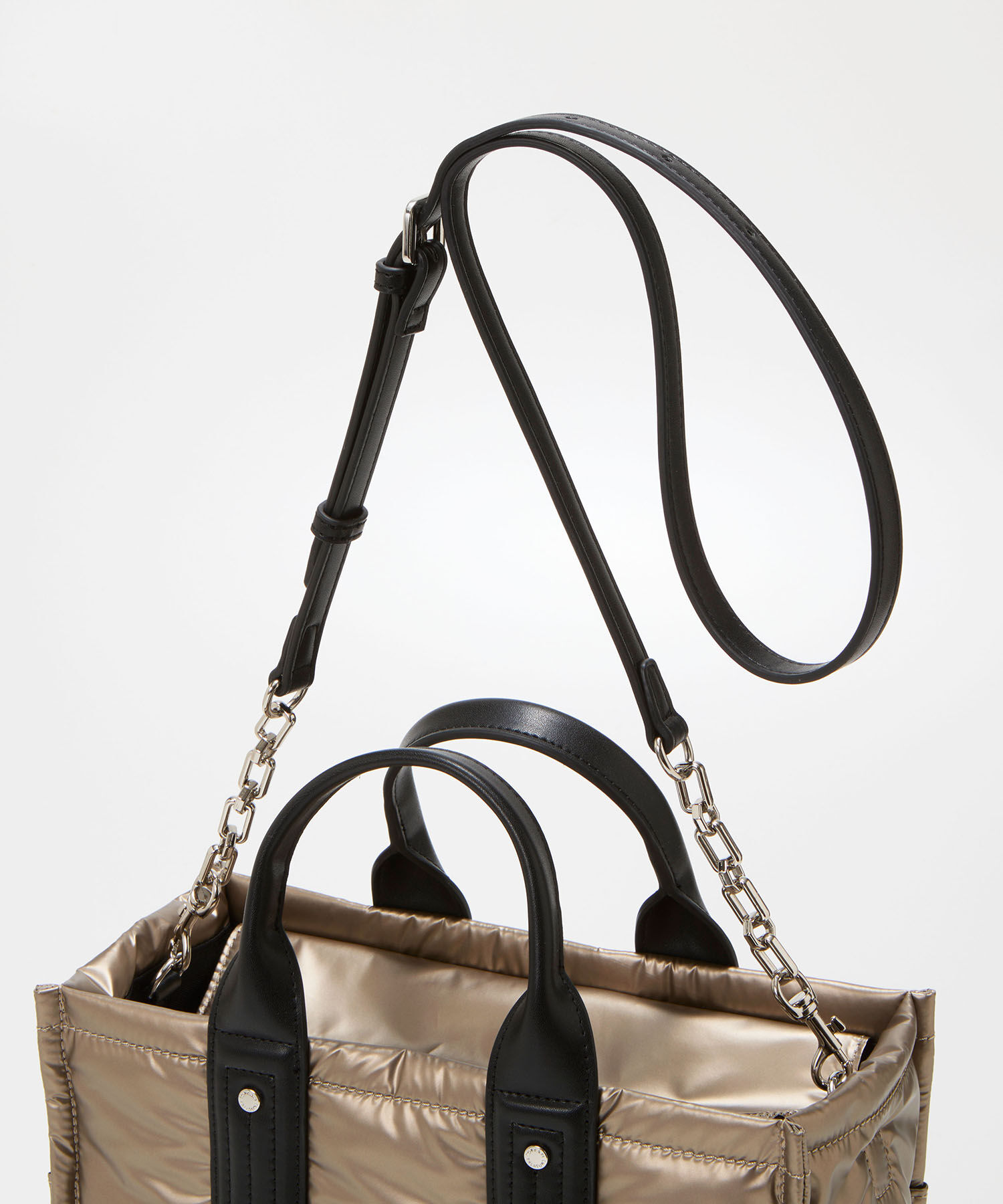 TOPKAPI TREASURE「【TREASURE TOPKAPI】メタリック パデット ショルダー付 トートバッグ」|トートバッグ|