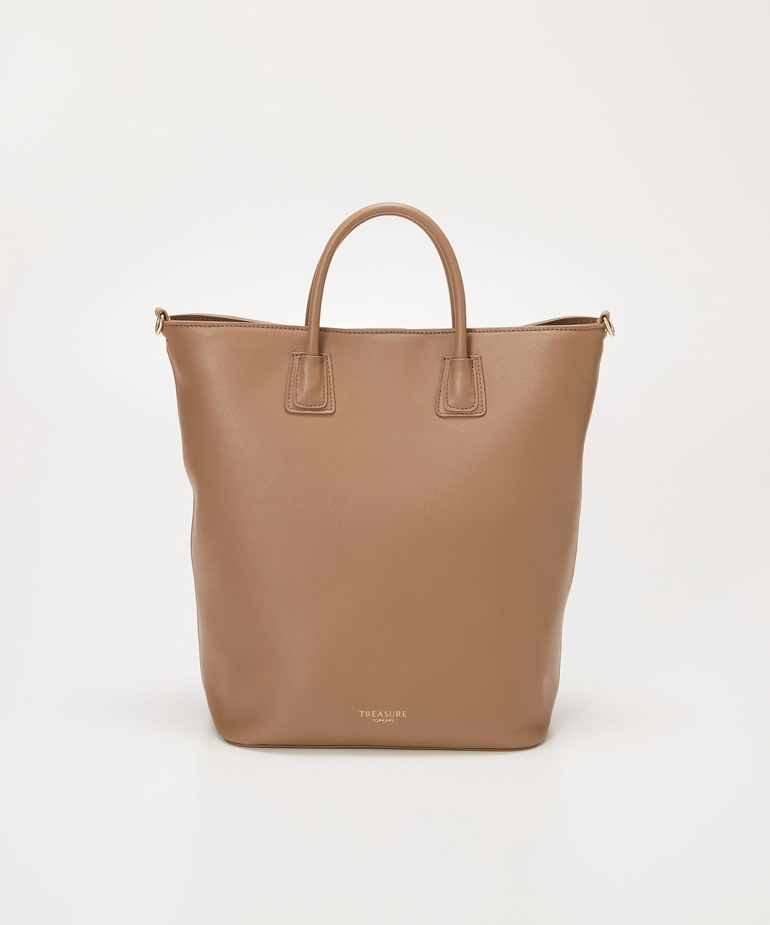 TOPKAPI TREASURE「【TREASURE TOPKAPI】スムースレザー 2way ショルダー付 トートバッグ」|トートバッグ|