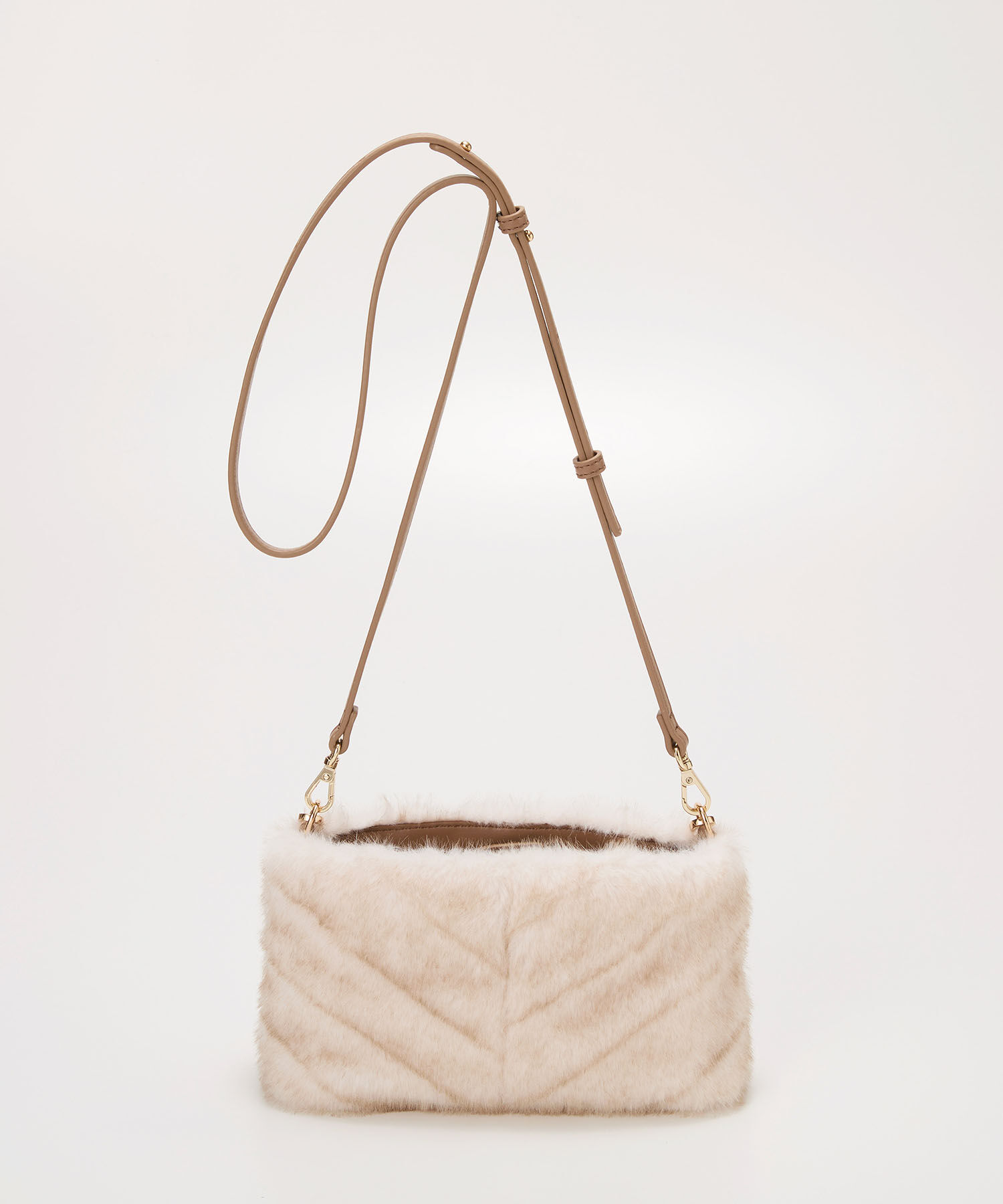 TOPKAPI TREASURE「【TREASURE TOPKAPI】フェイクファー チェーン付き ミニ ショルダー バッグ」|ショルダー・メッセンジャー|