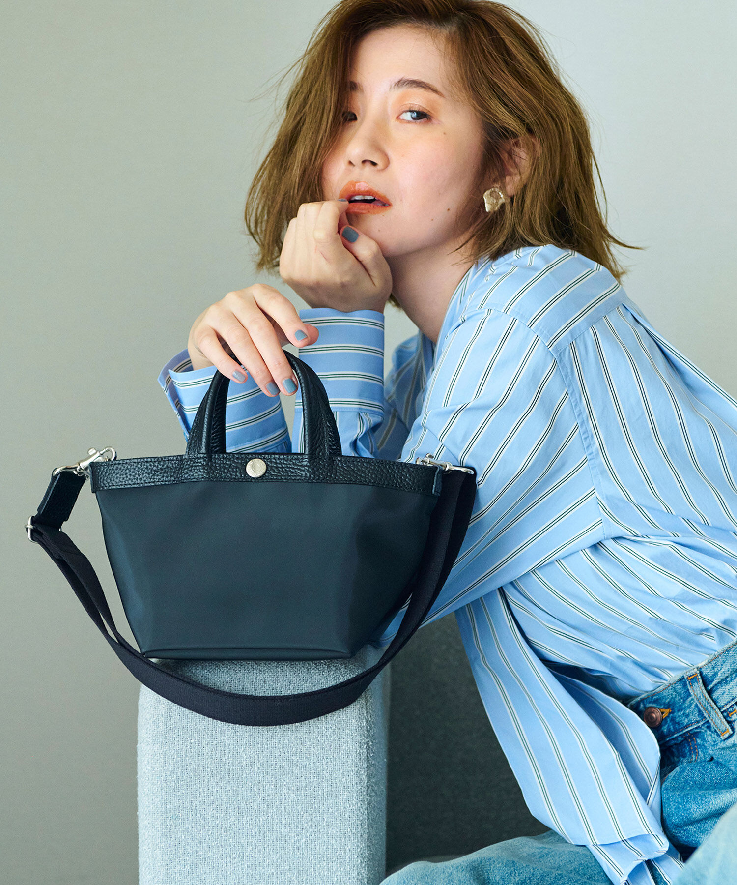 TOPKAPI BREATH「【Breath TOPKAPI】【本仮屋ユイカ&times;Breath】コラボ 2WAY ミニ トート ショルダー バッグ」|ショルダー・メッセンジャー|ブラック