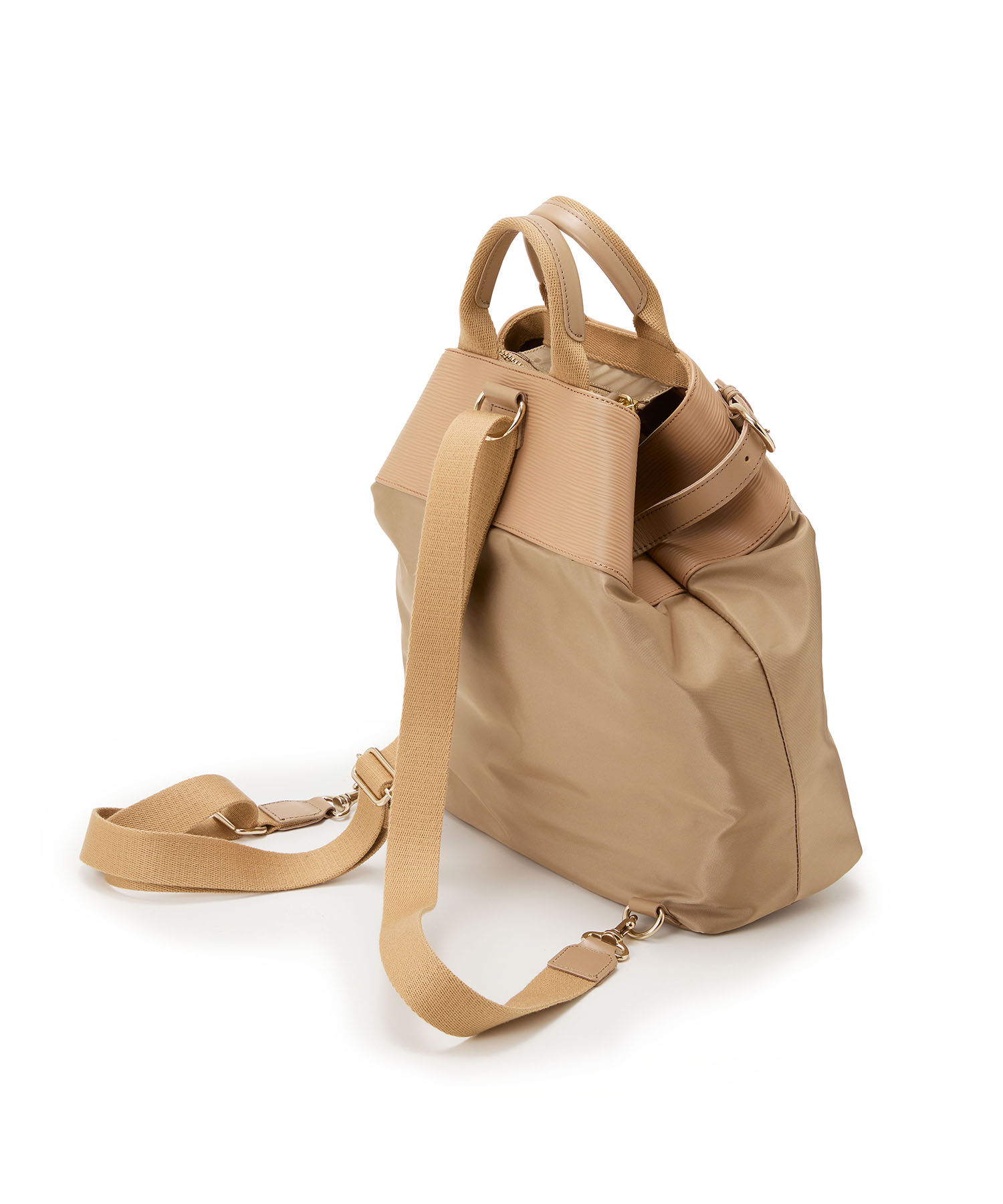 TOPKAPI BREATH「【Breath TOPKAPI】RIPPLE リプル ナイロン コンビ ベルト デザイン 3way リュック / バッグパック」|リュック|