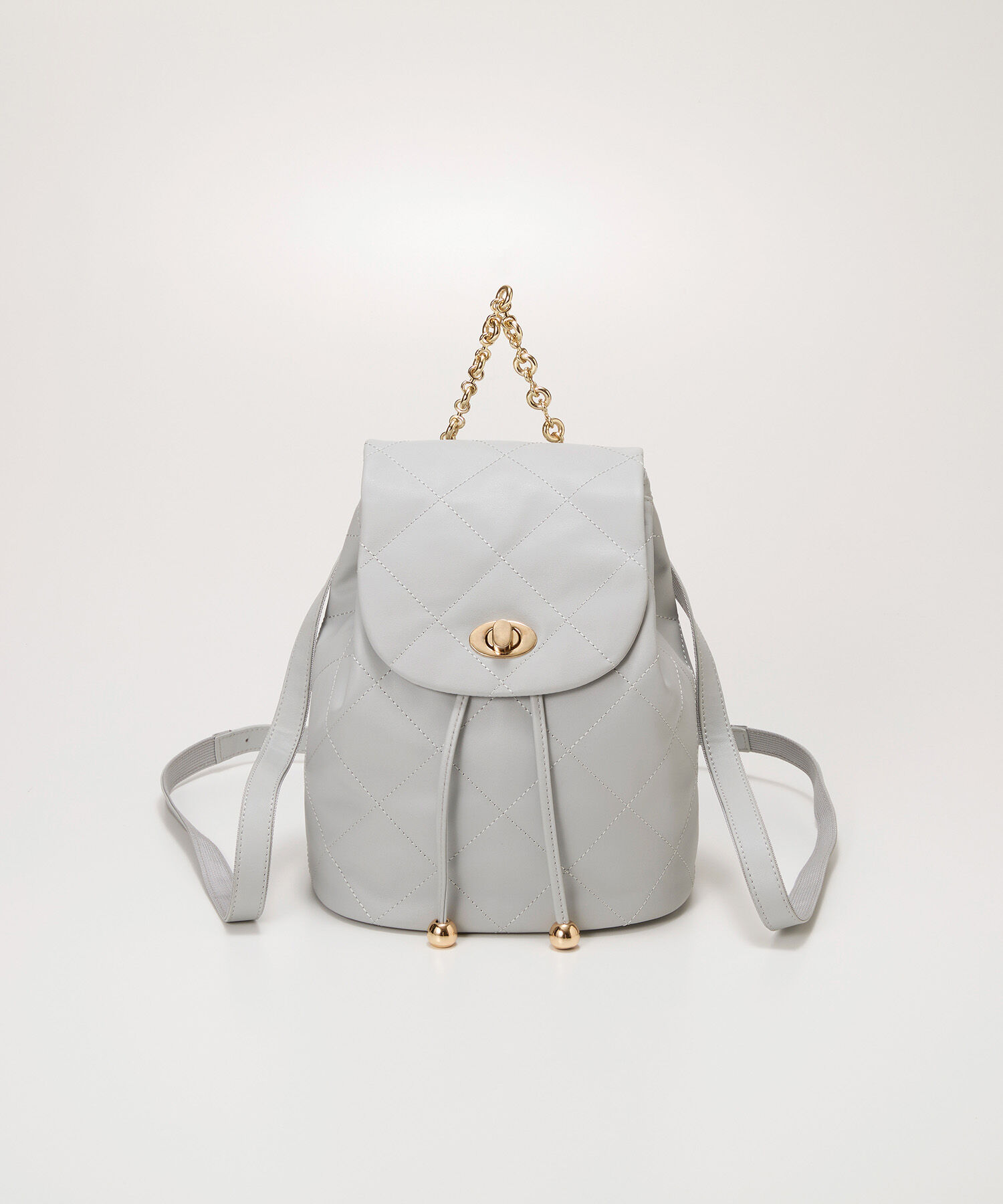 TOPKAPI TREASURE「【TREASURE TOPKAPI】ソフトレザー キルティング チェーン付き ミニ リュック」|リュック|