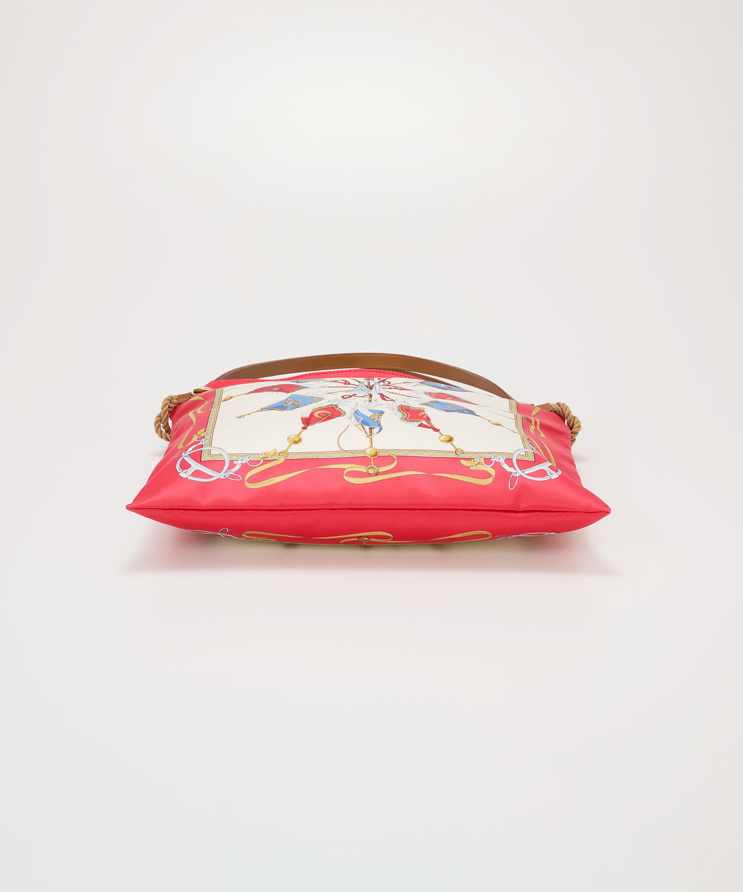 TOPKAPI TREASURE「【TREASURE TOPKAPI】マイルドサテン スカーフ柄 トートバッグ」|トートバッグ|