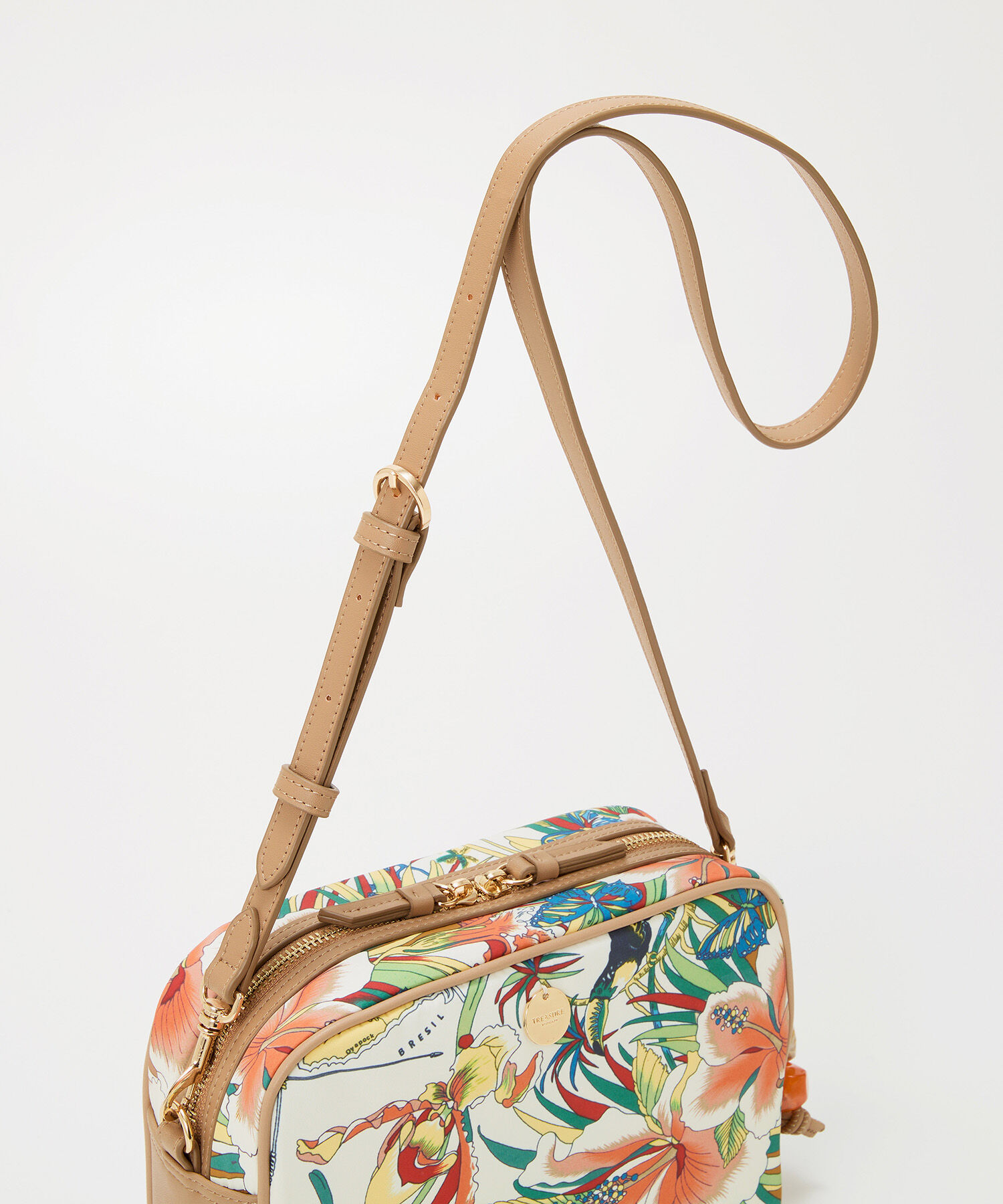 TOPKAPI BREATH「【TREASURE TOPKAPI】マイルドサテン スカーフ柄 ショルダーバッグ」|ショルダー・メッセンジャー|