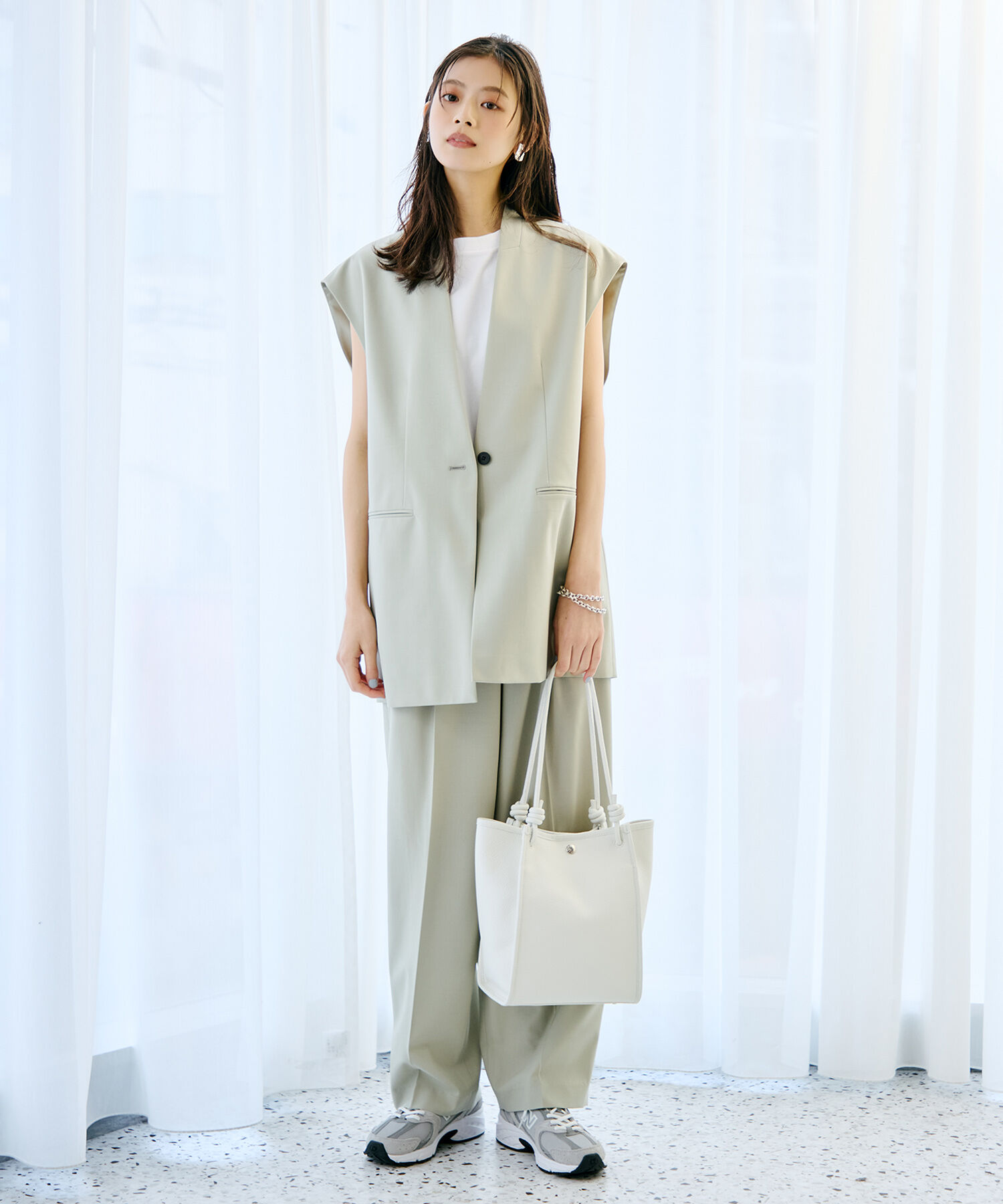 TOPKAPI BREATH「【Breath TOPKAPI】シュリンクレザー ノットハンドル トートバッグ」|トートバッグ|