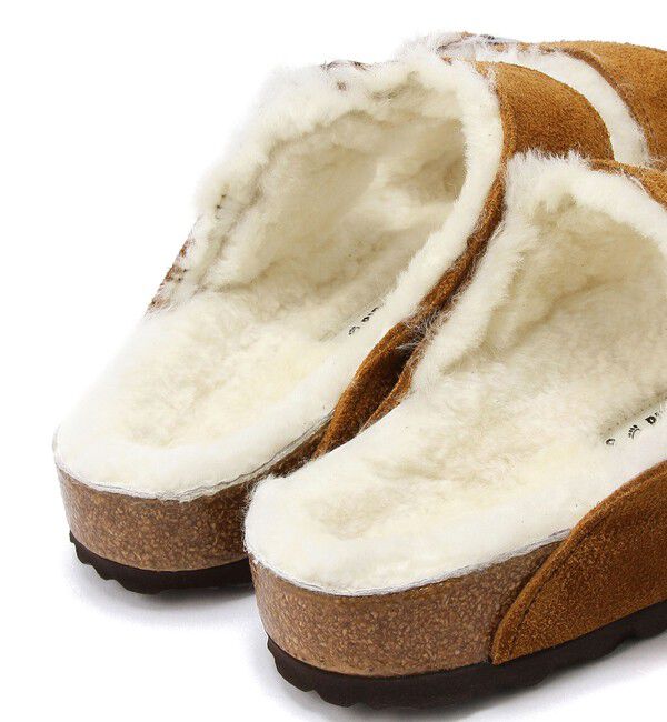BIRKENSTOCK「【ビルケンシュトック】アリゾナ/ミンク スエードレザー シープスキン/サンダル メンズ」|サンダル|
