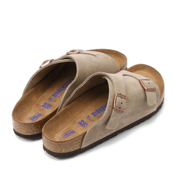 BIRKENSTOCK「【ビルケンシュトック】チューリッヒ ソフトフットベッド/トープ/サンダル メンズ レディース」|サンダル|