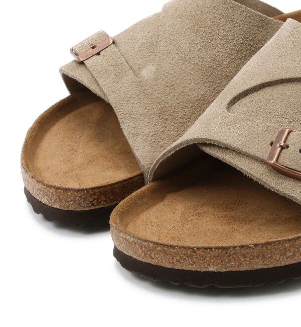 BIRKENSTOCK「【ビルケンシュトック】チューリッヒ ソフトフットベッド/トープ/サンダル メンズ レディース」|サンダル|