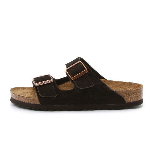 BIRKENSTOCK「【ビルケンシュトック】アリゾナ ソフトフットベッド/モカ スエード/サンダル メンズ レディース」|サンダル|