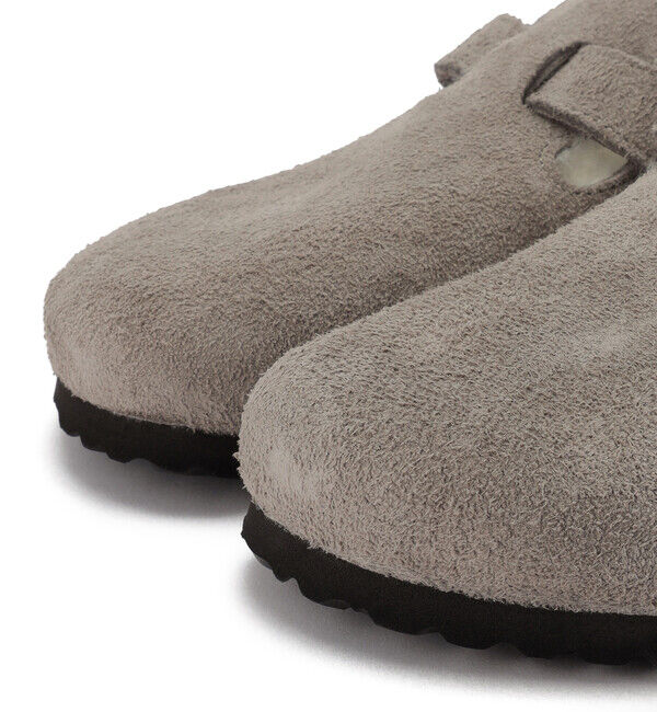 BIRKENSTOCK「【ビルケンシュトック】ボストン/ストーンコイン スエード シープスキン ファー/クロッグ メンズ」|サンダル|