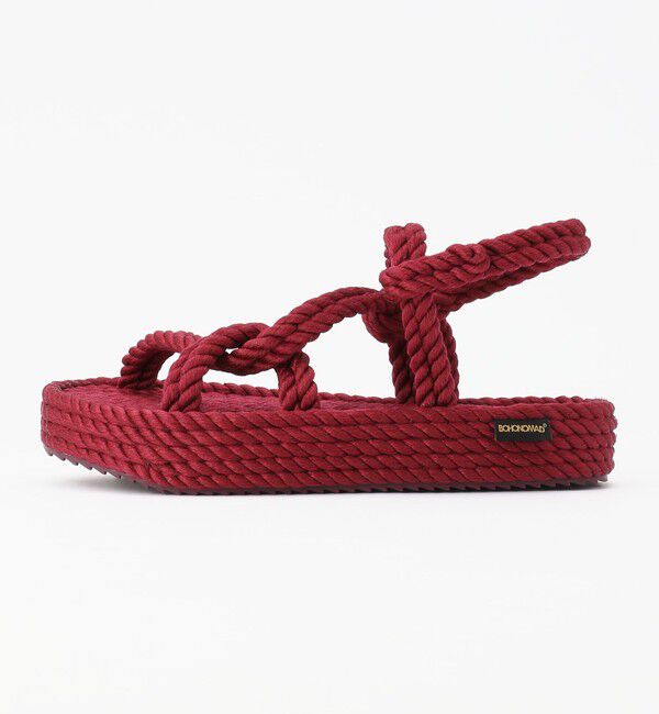 BOHONOMAD「【BOHONOMAD】ミコノス/クラレットレッド/サンダル メンズ レディース/プラットフォーム」|サンダル|