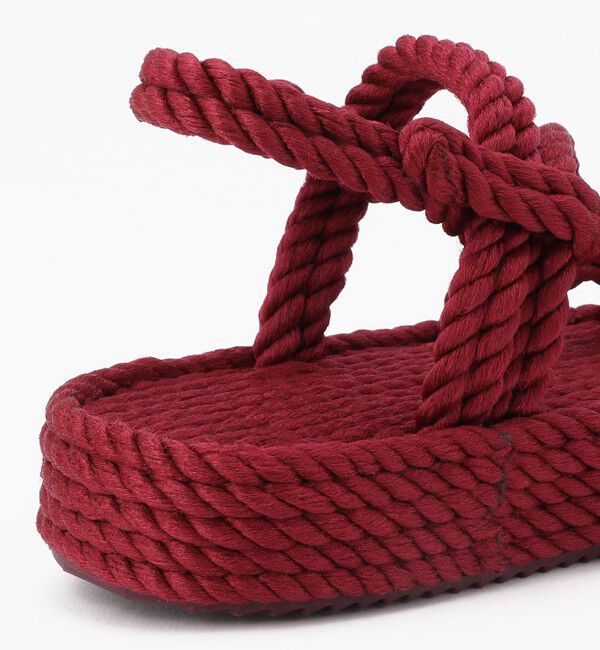 BOHONOMAD「【BOHONOMAD】ミコノス/クラレットレッド/サンダル メンズ レディース/プラットフォーム」|サンダル|