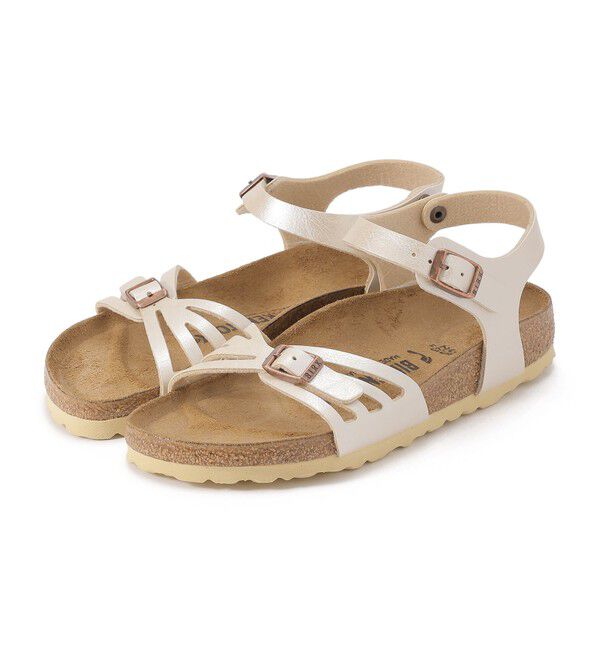BIRKENSTOCK「【ビルケンシュトック】バリ/グレイスフルパールホワイト ビルコフロー/サンダル レディース/BALI」|サンダル|ｸﾞﾚｲｽﾌﾙﾊﾟｰﾙﾎﾜｲﾄ