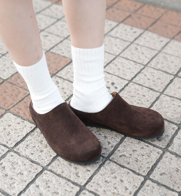 BENEXY「【ベネクシー】270 リラックス/モカ ベロアレザー/クロッグ メンズ レディース」|サンダル|