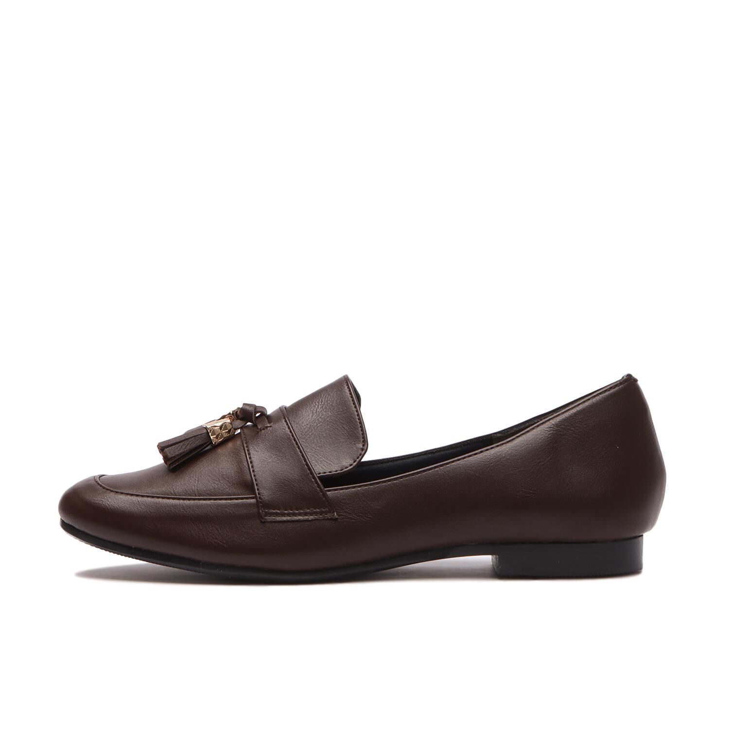 JOLI ENCORE「【JOLI ENCORE(FR)】FLAT TASSEL LOAFERS」|スニーカー|ブラウン