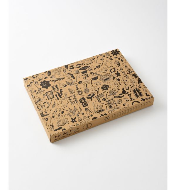 BRUNO「オーバルホットプレート用ハーフプレート」|食器・キッチングッズ|