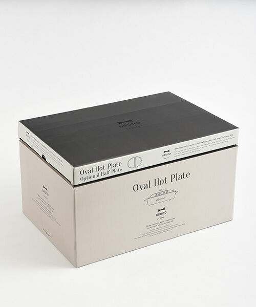BRUNO「オーバルホットプレート用ハーフプレート」|食器・キッチングッズ|