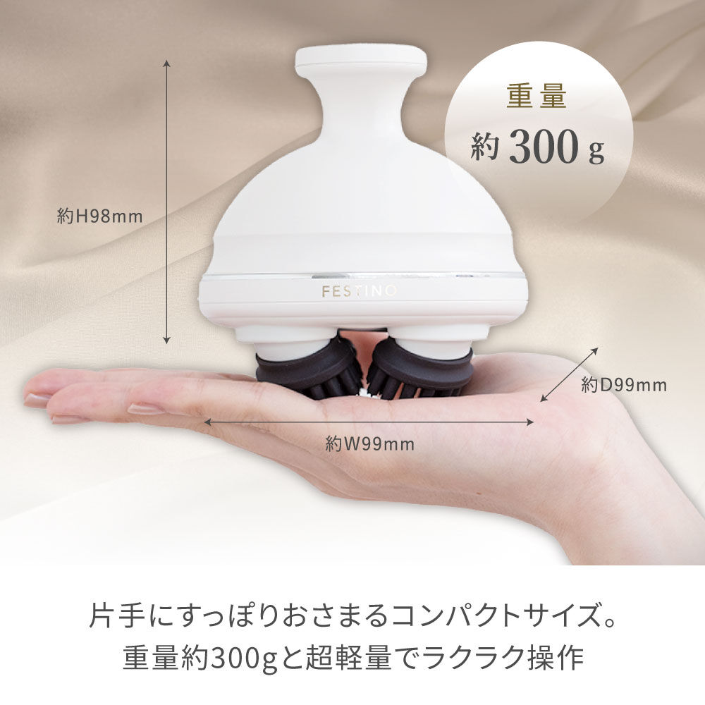FESTINO「フェスティノ 充電式 EMSヘッドスパ プレミア」|コスメ雑貨|