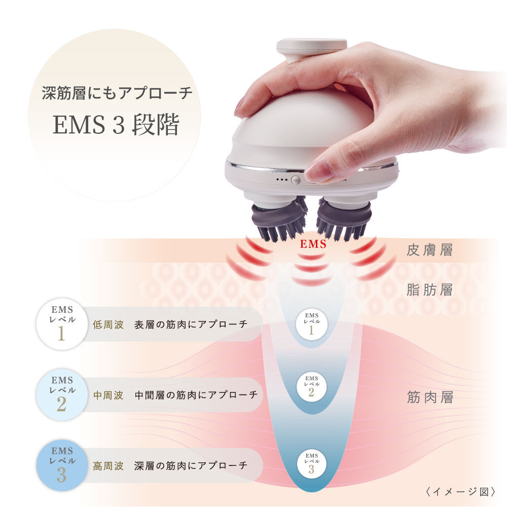 FESTINO「フェスティノ 充電式 EMSヘッドスパ プレミア」|コスメ雑貨|