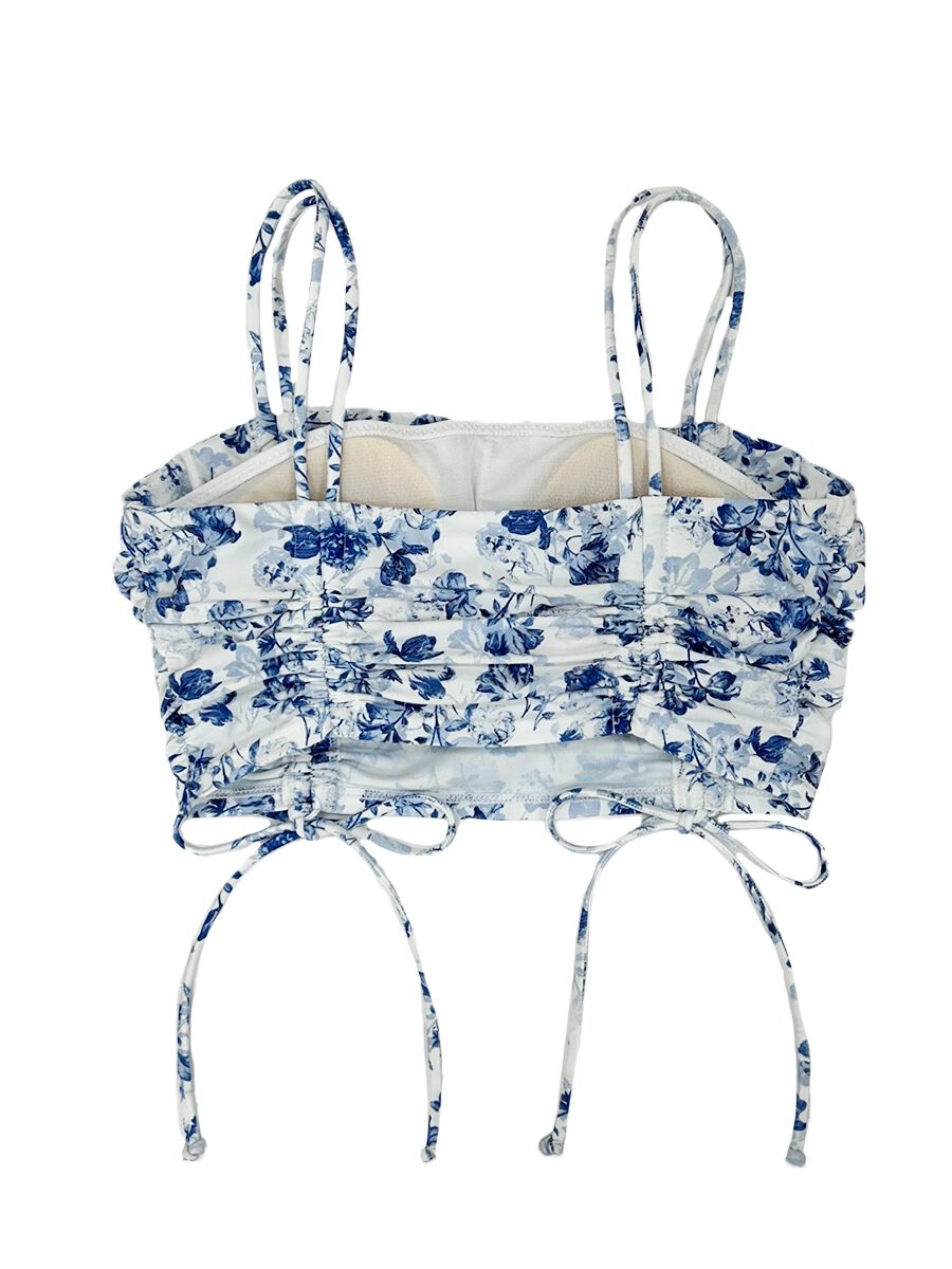 PEAK&PINE「アンティーク調フラワービスチェビキニ」|ビキニ|