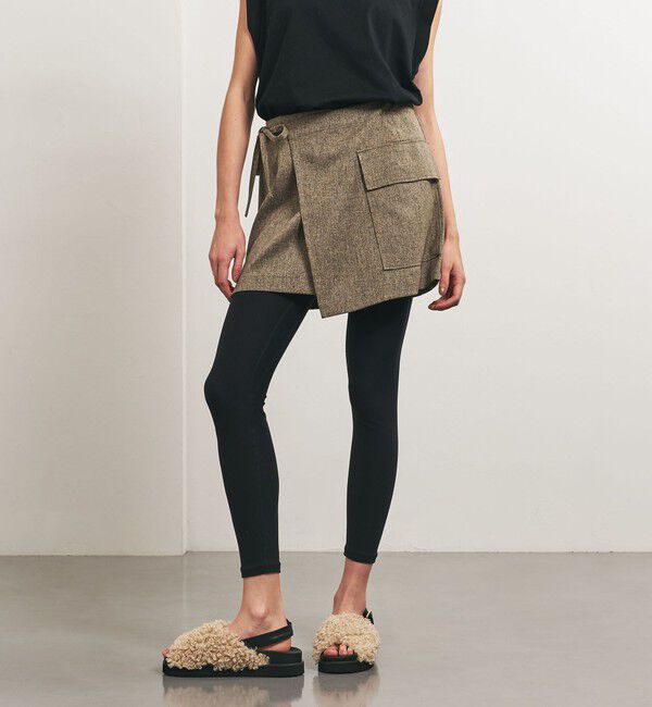 UNITED ARROWS「＜TO UNITED ARROWS＞Pツイル ラップスカート」|スカート|