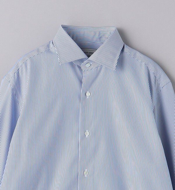 UNITED ARROWS「イージーケア AG キャンディストライプ セミワイドカラーシャツ -抗菌防臭-」|シャツ・ブラウス|