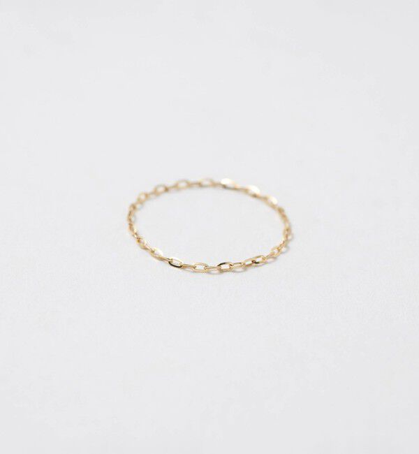 UNITED ARROWS「＜les bonbon＞SIMPLICITY チェーンリング」|リング|
