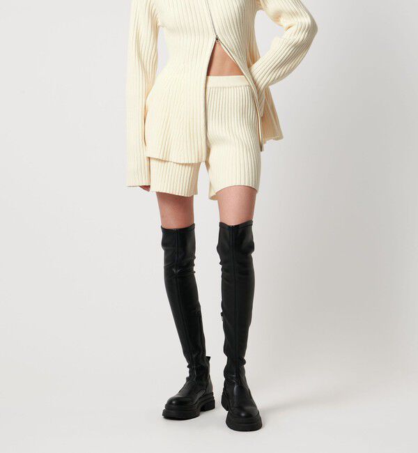 AEWEN MATOPH「＜AEWEN MATOPH＞ウールカシミヤミックス ニットショートパンツ」|その他|OFF WHITE