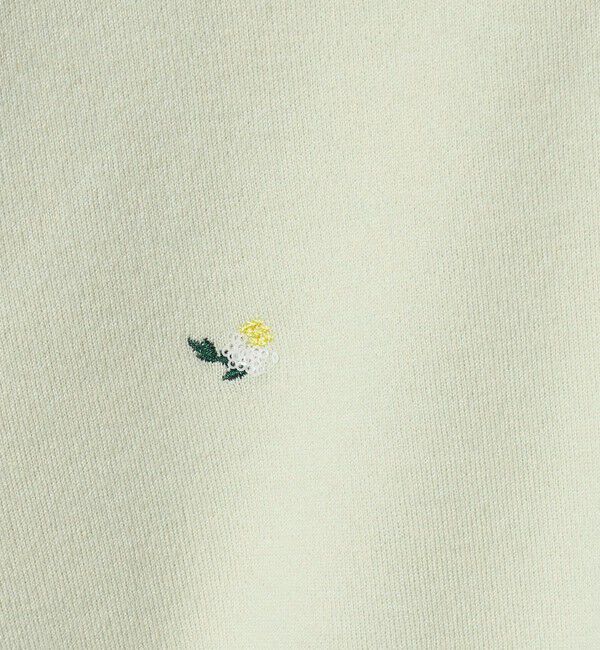 UNITED ARROWS「フラワー エンブロイダリー スキッパーニット」|ニット・セーター|
