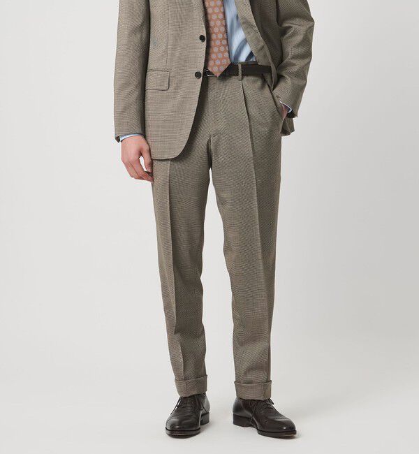 UNITED ARROWS「山栄 ハウンドトゥース シングル 3ボタン スーツ REGULAR MODEL」|スーツ|