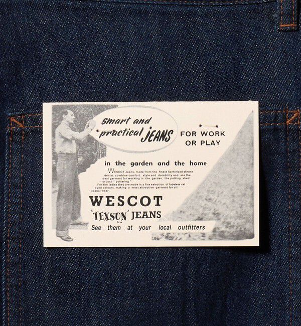 UNITED ARROWS「【別注】＜WESCOT＞ ワンウォッシュ デニム ペインター パンツ」|チノ|