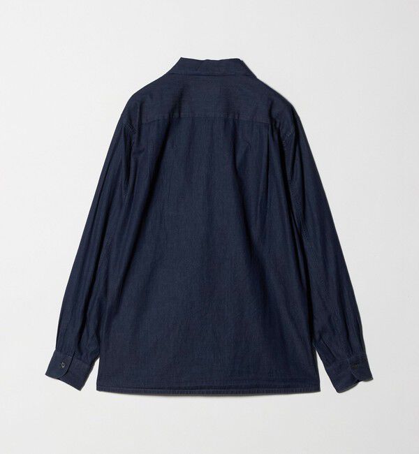 UNITED ARROWS「デニム オープンカラー シャツ」|シャツ・ブラウス|
