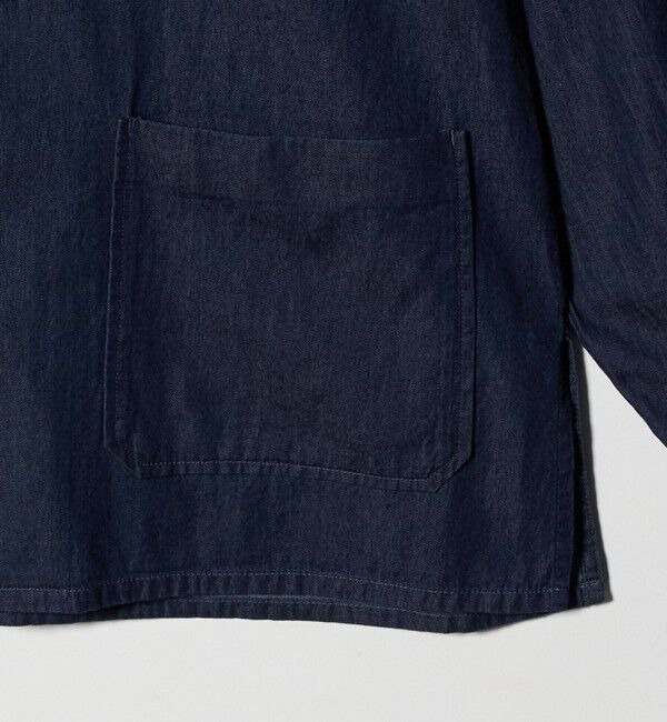 UNITED ARROWS「デニム オープンカラー シャツ」|シャツ・ブラウス|